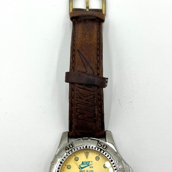 Vtg Nike Air Water Resistant Quartz Wrist Watch 80s 90s Made in USA - Picture 3 of 14